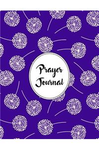Prayer Journal Notebook Dandelions Pattern 11