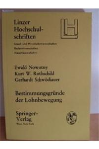 Bestimmungsgra1/4nde Der Lohnbewegung