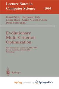 Evolutionary Multi-Criterion Optimization