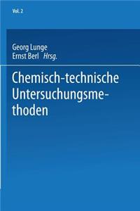 Chemisch-technische Untersuchungsmethoden