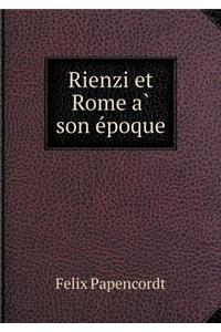 Rienzi et Rome à son époque