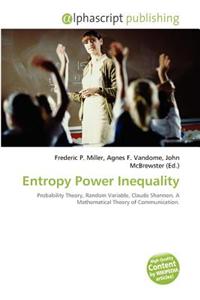 Entropy Power Inequality