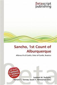 Sancho, 1st Count of Alburquerque