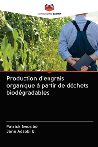 Production d'engrais organique à partir de déchets biodégradables