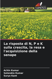 risposta di N, P e K sulla crescita, la resa e l'acquisizione della senape