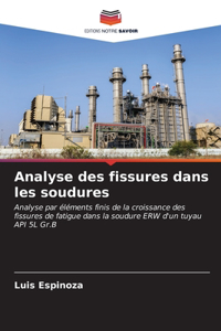 Analyse des fissures dans les soudures