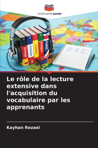 rôle de la lecture extensive dans l'acquisition du vocabulaire par les apprenants