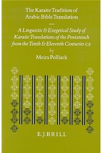 The Karaite Tradition of Arabic Bible Translation