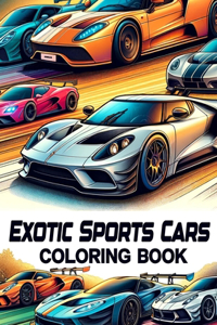 Exotic Sports Cars Coloring book