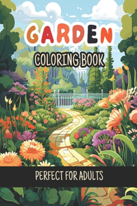 Garden Coloring Book For Adults & Teen