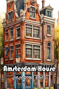 Amsterdam House Coloring Book