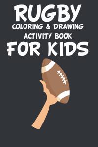 Rugby Coloring & Drawing Activity Book for Kids