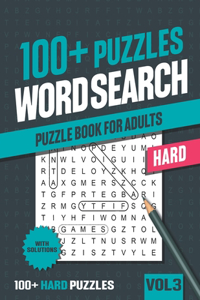 100+ Hard Word Search Puzzle Book for Adults