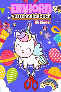Ausschneidebuch Einhorn für kinder