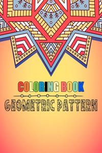 Coloring book geometric pattern
