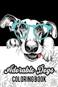 Adorable Dogs Coloring Book