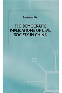 Democratic Implications of Civil Society in China