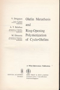 Olefin Metathesis and Ring-opening Polymerization of Cyclo-olefins