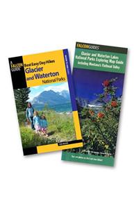 Hiking Guide & Trail Map Bundle: Glacier and Waterton National Parks [With Map]