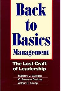 Back to Basics Management