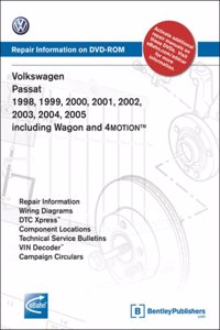 Volkswagen Passat 1998, 1999, 2000, 2001 2002, 2003, 2004, 2005: Repair Manual on DVD-ROM