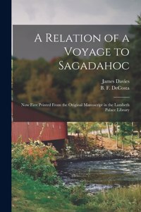 A Relation of a Voyage to Sagadahoc