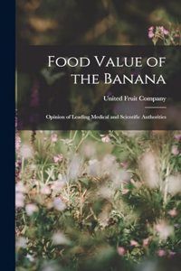 Food Value of the Banana