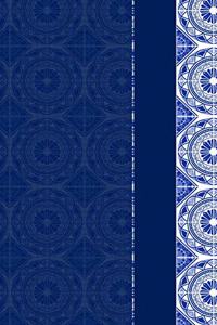(Revised) Fancy Blue Print Password Notebook