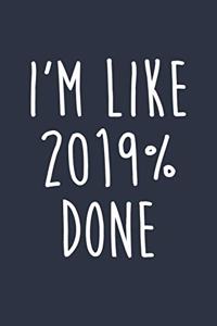 Graduation 2019 Notebook - Senior 2019 Graduate Gift - Graduation Memories - Graduate Present for Her