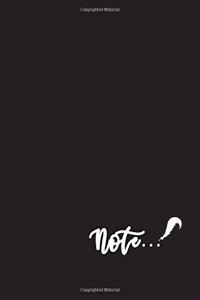 Note...