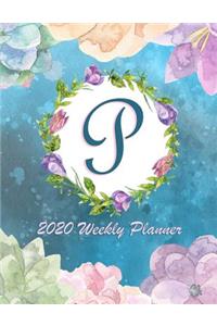 P - 2020 Weekly Planner