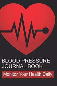 Blood Pressure Journal Book