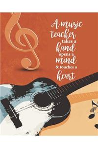A Music Teacher Takes a Hand Opens A Mind & Touches A Heart