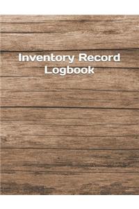 Inventory Record Logbook