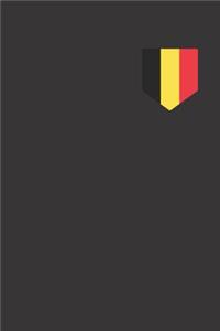 Belgium Flag Notebook Journal