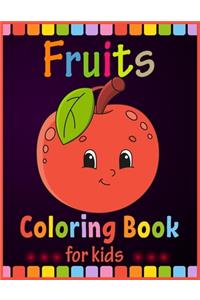 Fruits Coloring Book For Kids