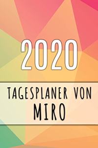 2020 Tagesplaner von Miro