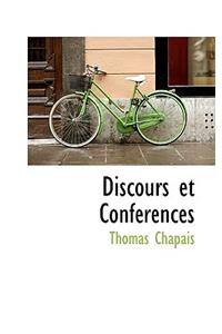 Discours Et Conf Rences