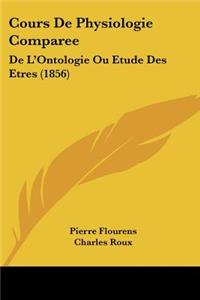 Cours de Physiologie Comparee