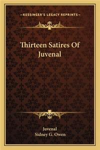 Thirteen Satires of Juvenal