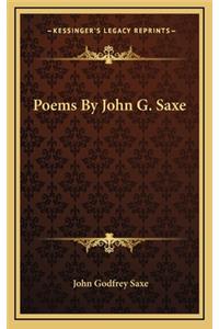 Poems By John G. Saxe