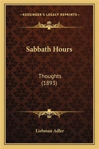 Sabbath Hours