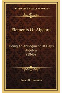 Elements of Algebra
