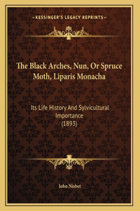 The Black Arches, Nun, Or Spruce Moth, Liparis Monacha