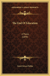 The End Of Education