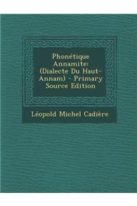 Phonetique Annamite