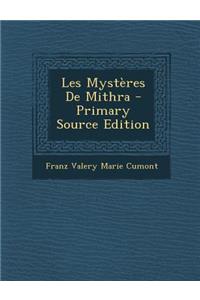 Les Mysteres de Mithra