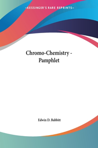 Chromo-Chemistry - Pamphlet