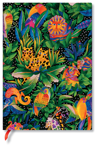 Paperblanks Jungle Song Whimsical Creations Softcover Flexi Ultra Unlined 176 Pg 100 GSM