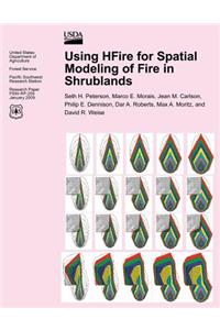 Using HFire for Spatial Modeling of Fire on Shrublands